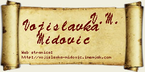 Vojislavka Midović vizit kartica